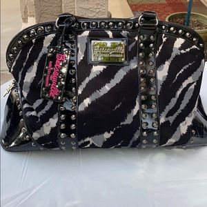 Vintage Betsy Johnson Zebra Purse